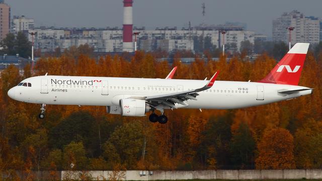 VQ-BJD:Airbus A321:Nordwind Airlines